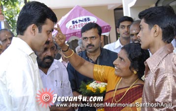 Santhosh Anju Photos Marriage